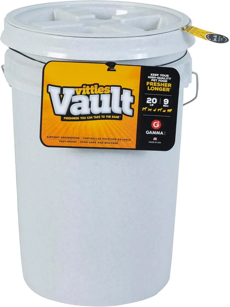 Gamma2 Vittles Vault Dog Food Storage Container, Up to 20 Pounds